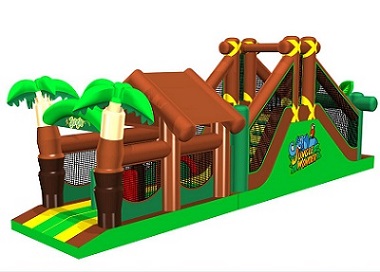 Jungle obstacle castle for sale